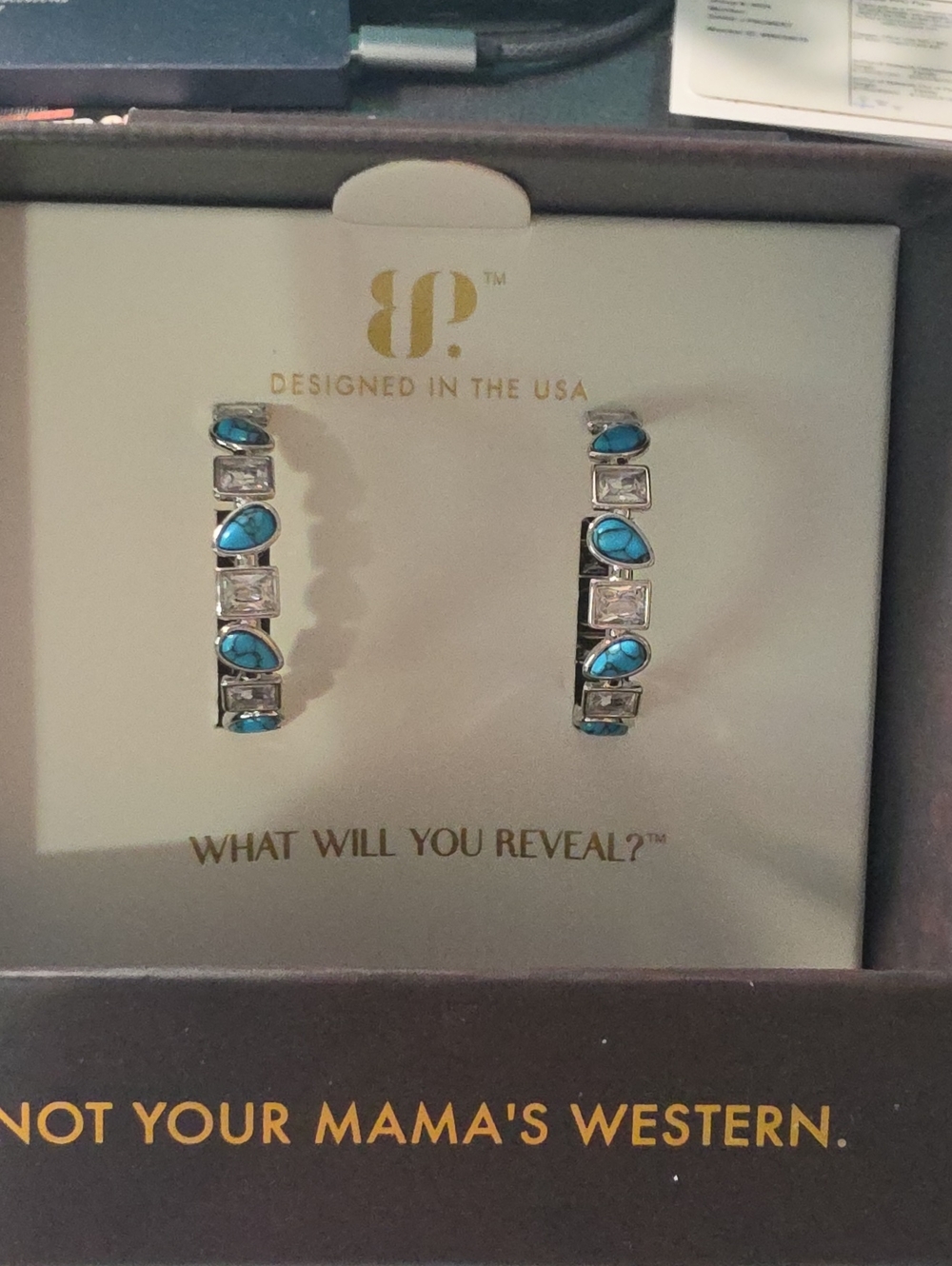 BP_Outlaw Collection "Raised Wild" Hoop Earrings